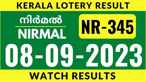 nirmal lottery result today|kerala lottery live today.